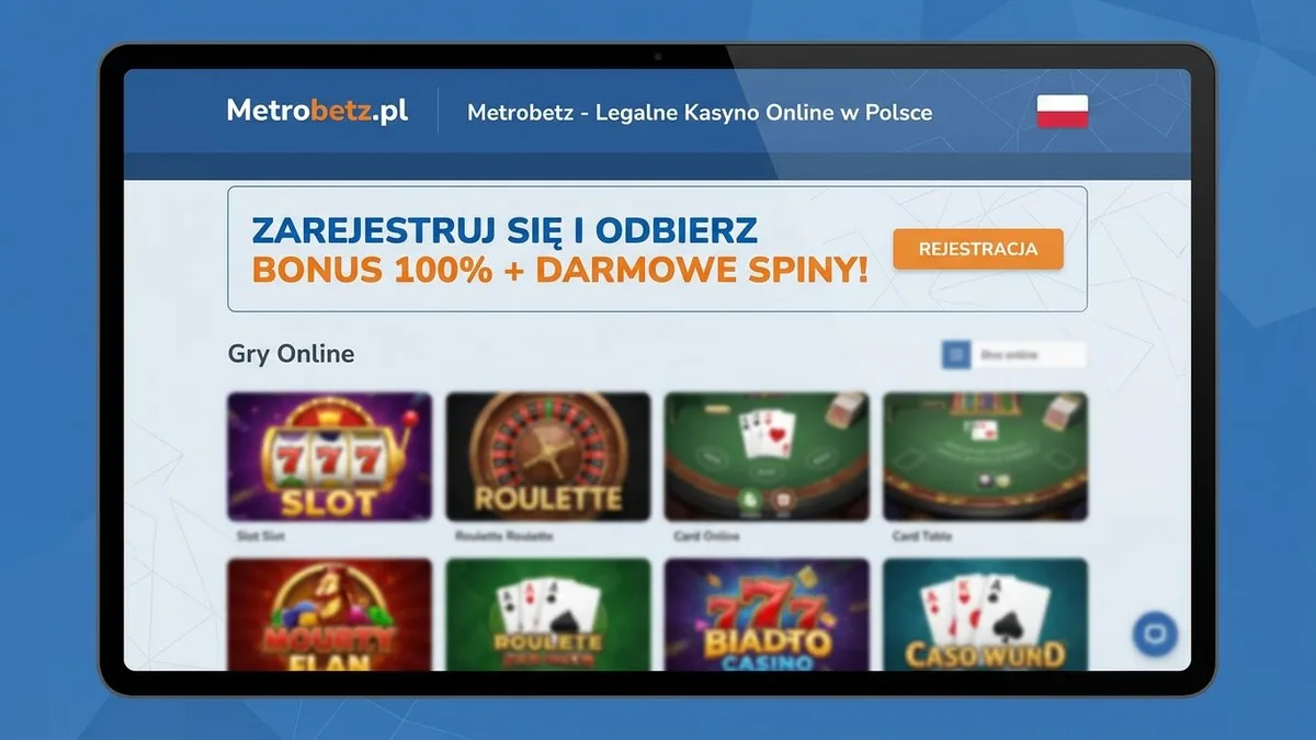 Rejestracja z bonusem w Metrobetz